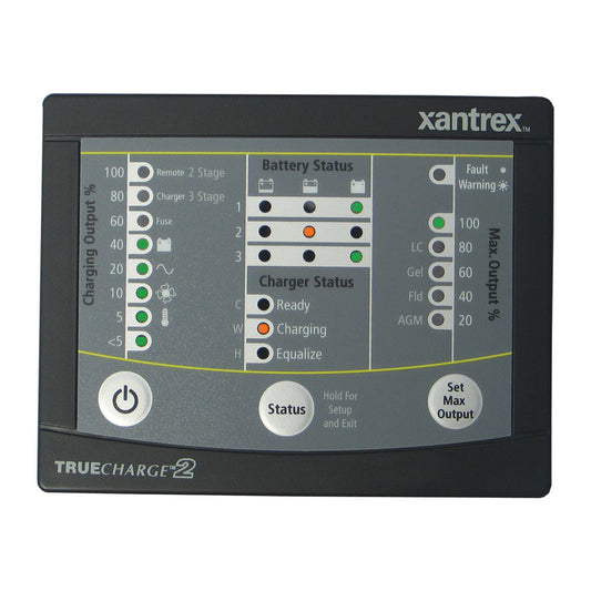 Xantrex TRUECHARGE2 Remote Panel f/20 & 40 & 60 AMP (Only for 2nd generation of TC2 chargers) [808-8040-01]