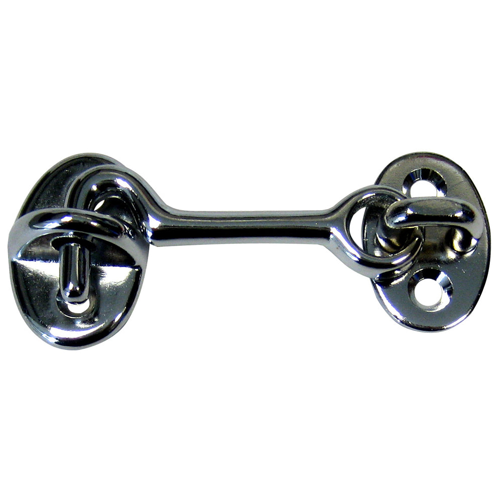 Whitecap Cabin Door Hook - CP/Brass - 2" [S-1401C]