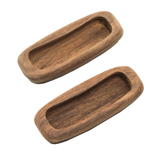 Whitecap Teak Rectangular Drawer Pull - 3-1/4"L - 2 Pack [60135-A]