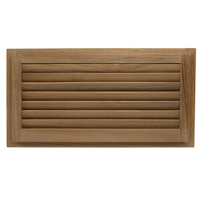 Whitecap Teak Louvered Insert - 9-3/8" x 18" x 3/4" [60716]