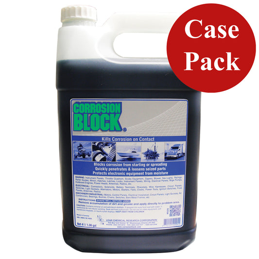Corrosion Block Liquid 4-Liter Refill - Non-Hazmat, Non-Flammable  Non-Toxic *Case of 4* [20004CASE]