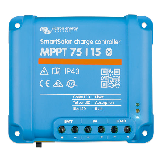 Victron SmartSolar MPPT Solar Charge Controller - 75V - 15Amp - UL Approved [SCC075015060R]