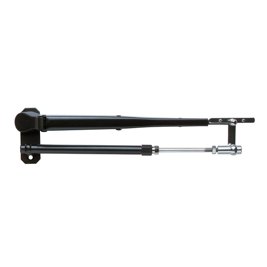 Marinco Wiper Arm, Deluxe Black Stainless Steel Pantographic - 12"-17" Adjustable [33032A]