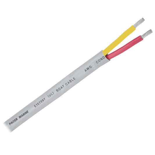 Pacer 10/2 AWG Round Safety Duplex Cable - Red/Yellow - 100 [WR10/2RYW-100]