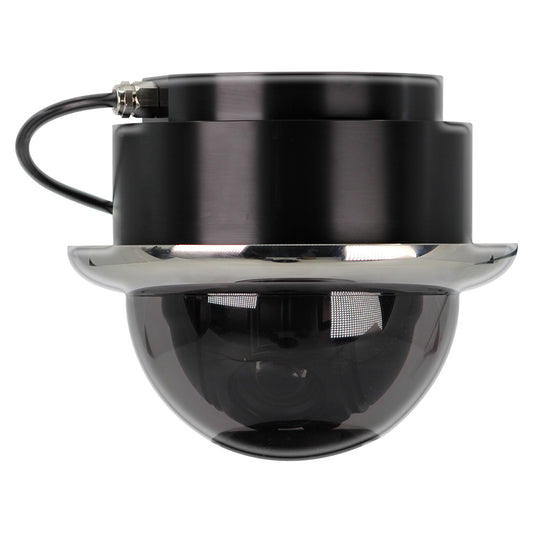 Iris Miniature Marine PTZ Dome Camera - Stainless Bezel - Hi-Def Ethernet IP - 10x Digital Zoom - 4 in 1 Video Format [IRIS4106]